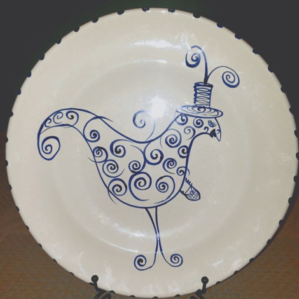 Four Sisters "Peaches" Plate by Present Tense